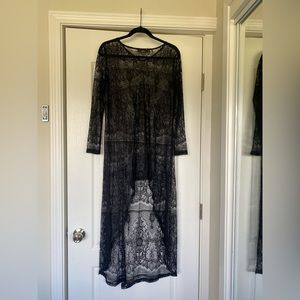 Millau black lace dress size small